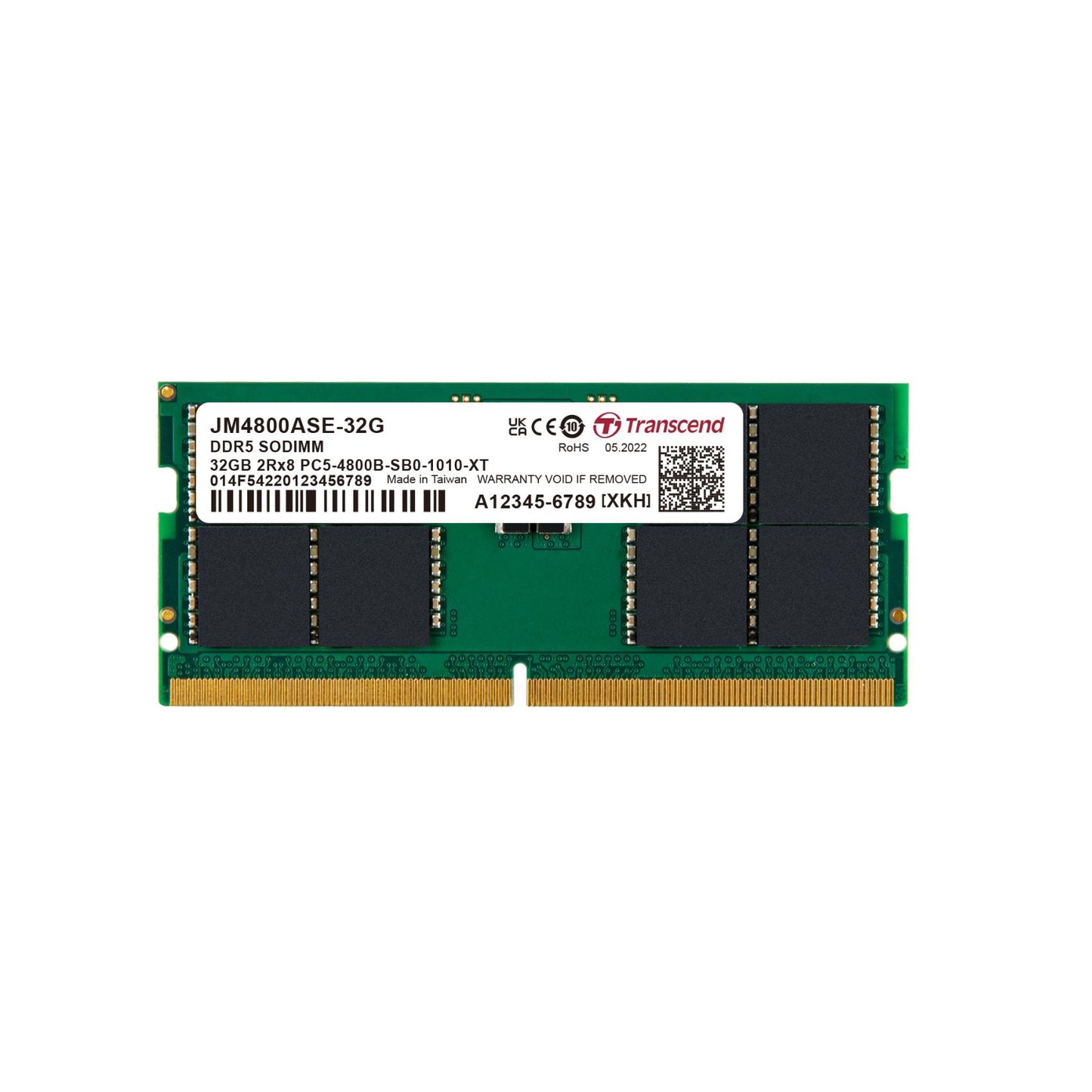 JM4800ASE-32G - DRAM DDR5 SO-DIMM 4800MHz da 32GB, 2Rx8 2Gx8 CL40 1.1V_0