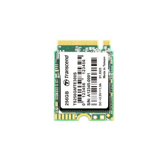 TS256GMTE300S - SSD M.2 2230 da 256GB, PCIe Gen3x4, NVMe, 3D TLC, senza DRAM (TS256GMTE300_0