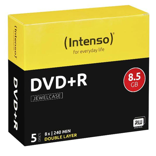 DVD+R DL 8.5 GB - 8X - JEWEL CASE 5PZ._0