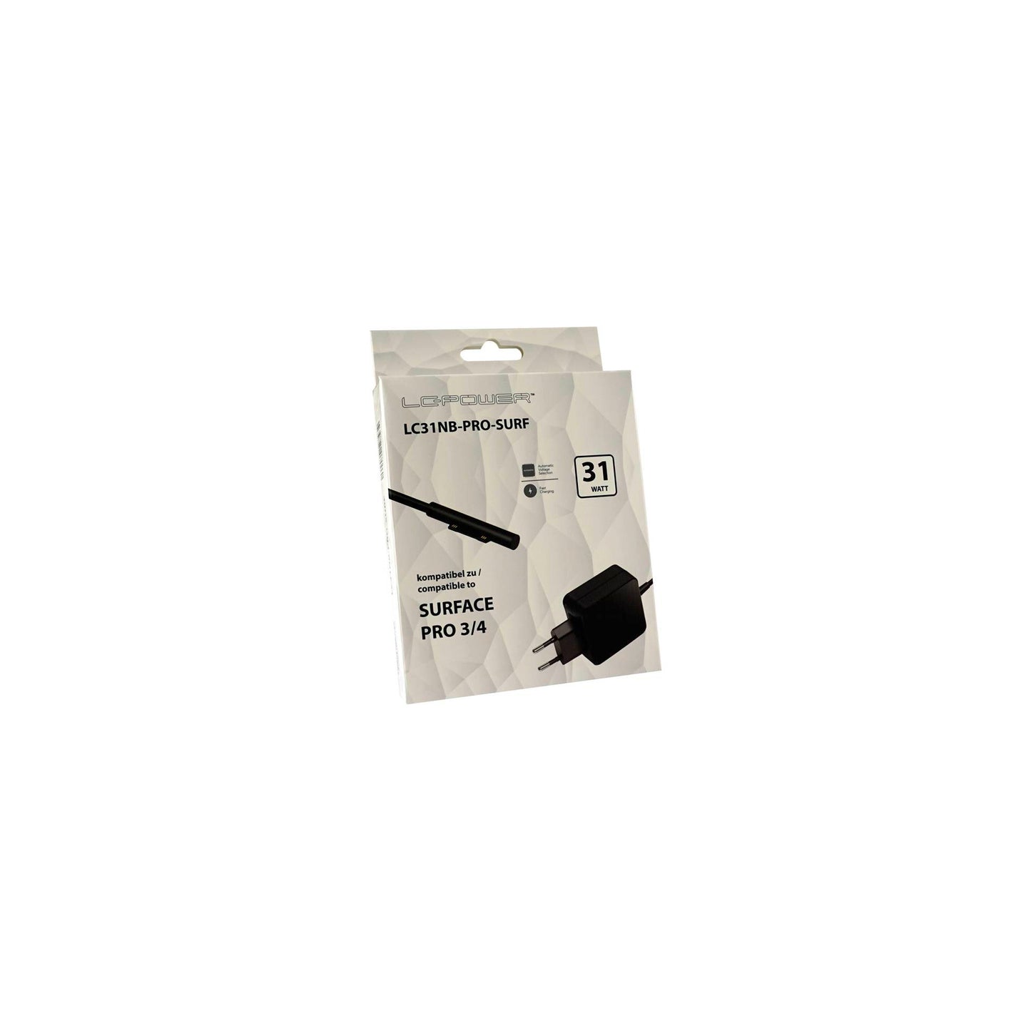 Carregador LC-Power LC31NB-PRO-SURF Surface Pro 31W
