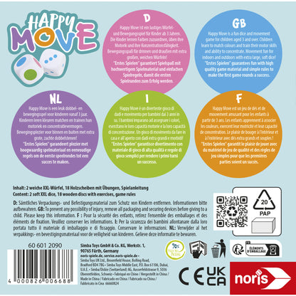 Noris Happy Move Jogo de Destreza Infantil 24 Meses+