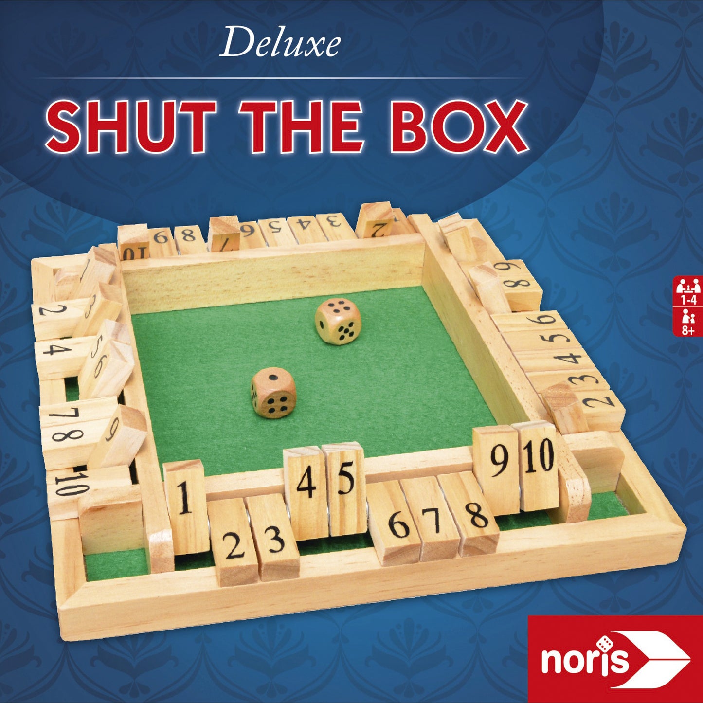 Jogo de Tabuleiro Noris Deluxe Shut the Box Madeira