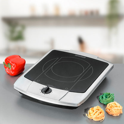 Placa Elétrica Cerâmica De Vidro Rommelsbacher CT 2200/E 2200W Inox/Cinza