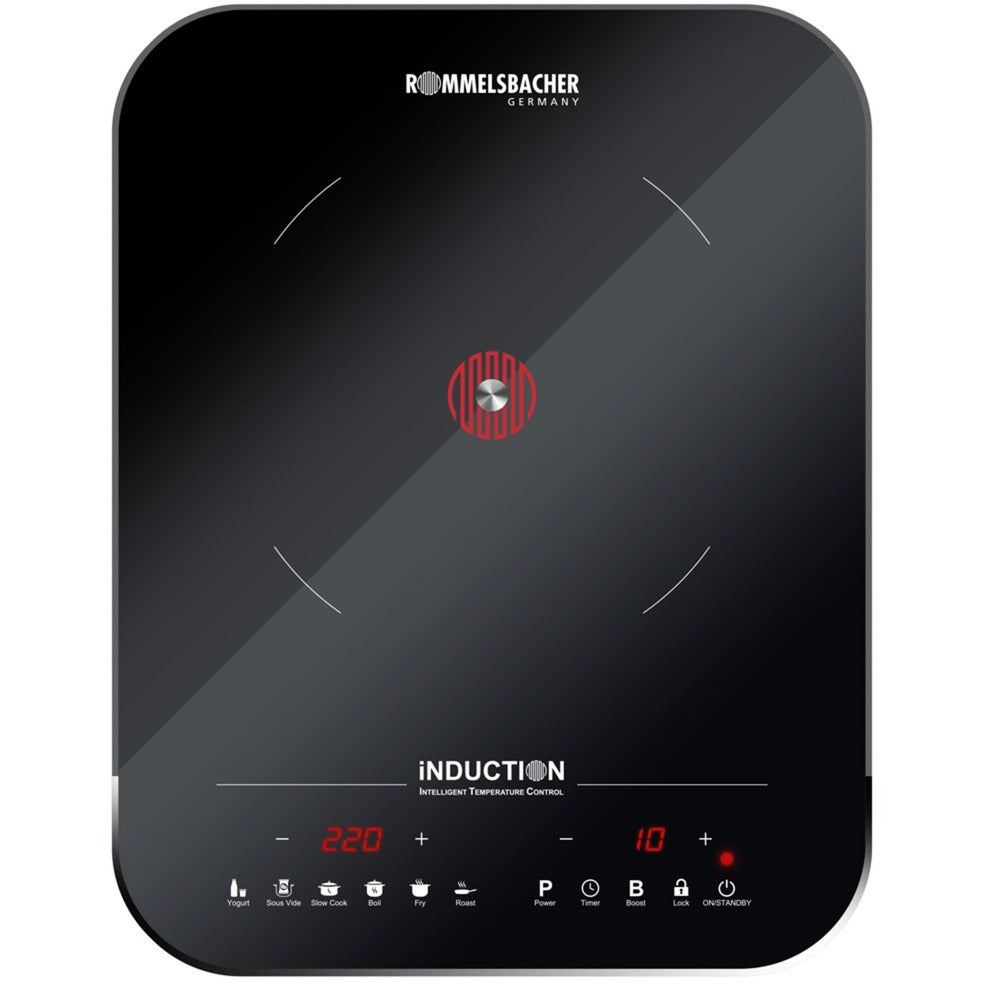 Placa de Indução Rommelsbacher CTS 2000/IN 1 Zona 2.000W Preta