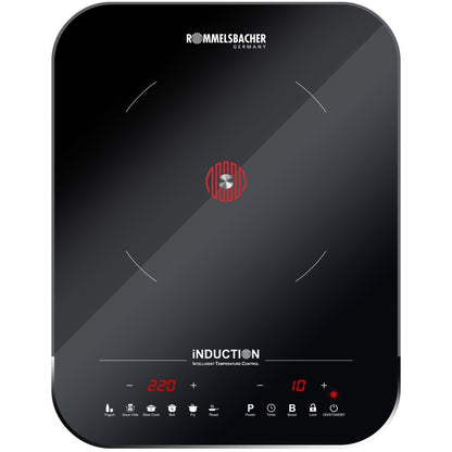 Placa de Indução Rommelsbacher CTS 2000/IN 1 Zona 2.000W Preta