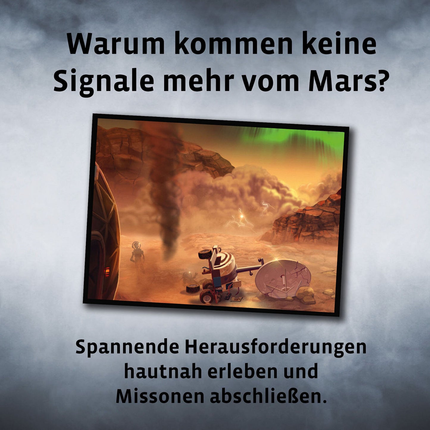 Jogo de Tabuleiro KOSMOS Adventure Games Mission Mars Alemão