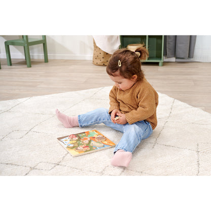 Puzzle Sensorial Eichhorn Bee Happy com Tecidos