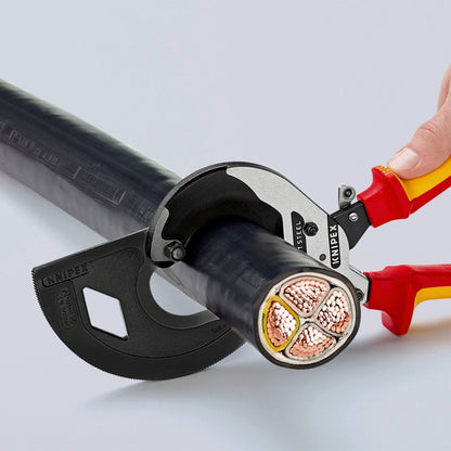 Cortador de Cabos KNIPEX / Preto / 95_36_320_1