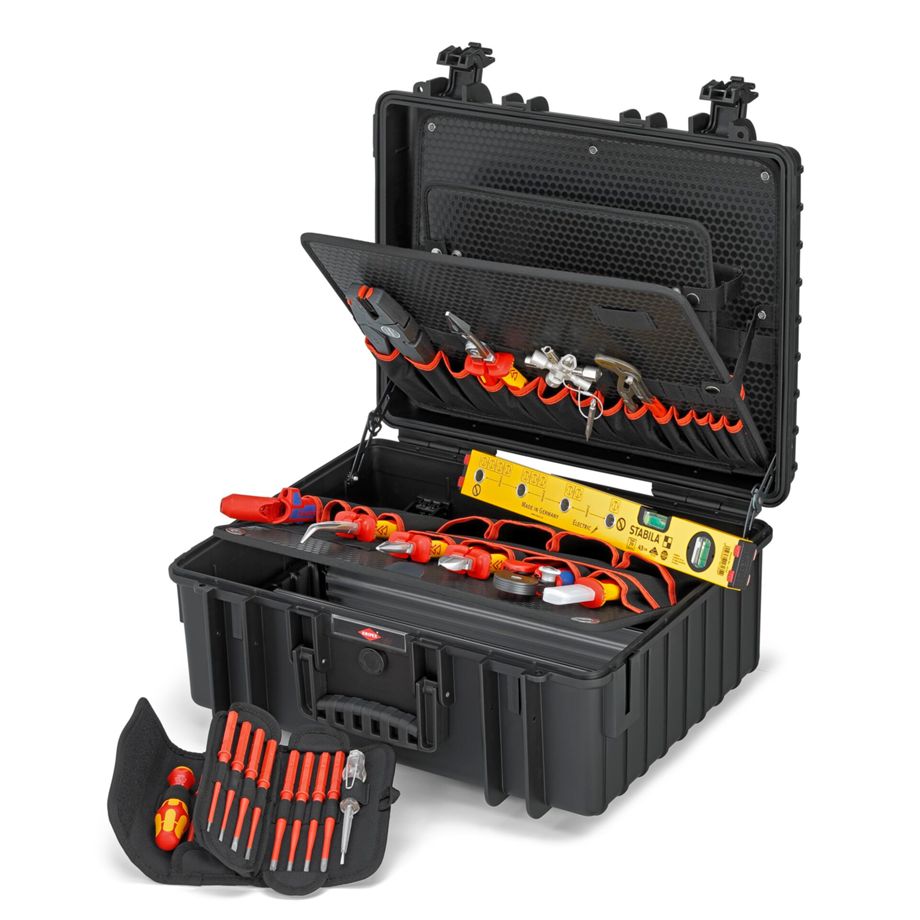 Mala de Ferramentas KNIPEX Robust34 Electric / Preto / 00_21_36_1