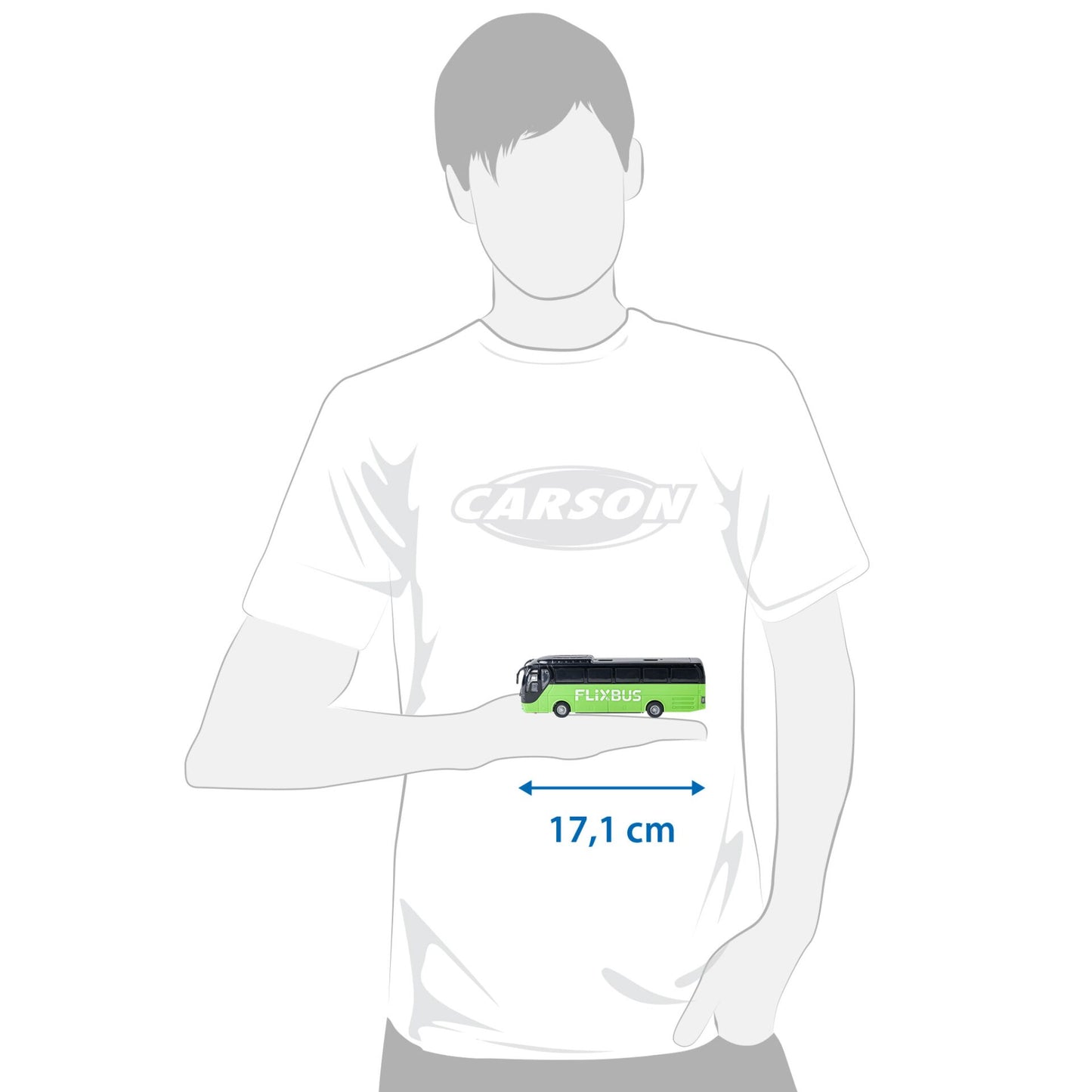 Autocarro RC Carson FlixBus 1:64 2.4GHz RTR
