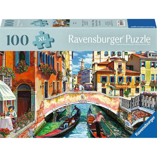 Puzzle Ravensburger Feel Well & Puzzle Venice 100 Peças XL