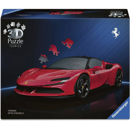 Puzzle 3D Ravensburger Iconics Ferrari SF90 Stradale 163 Peças