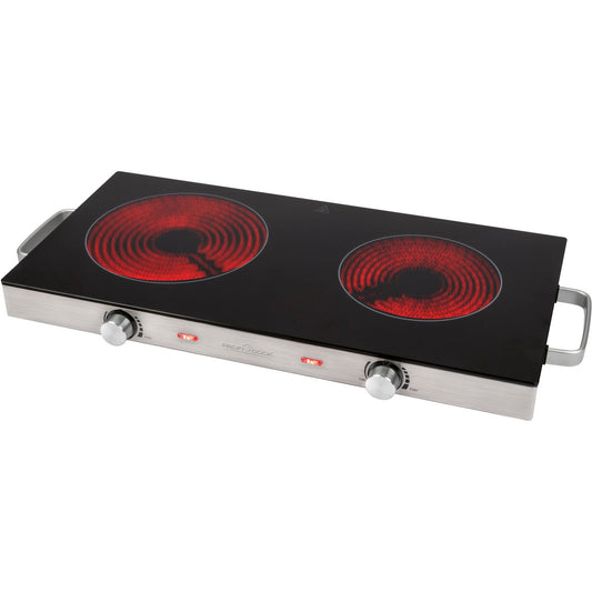 ProfiCook Placa Portátil de 2 Zonas 2800W DKP1211