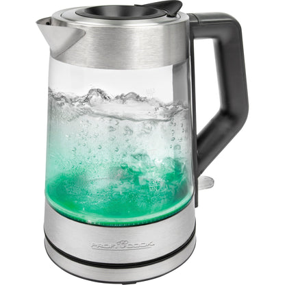 Jarro Elétrico ProfiCook PC-WKS 1190 G 1.7L Vidro