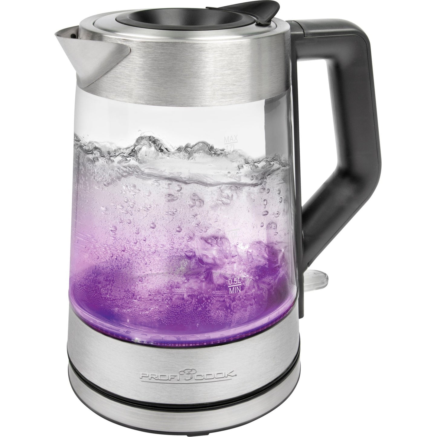 Jarro Elétrico ProfiCook PC-WKS 1190 G 1.7L Vidro