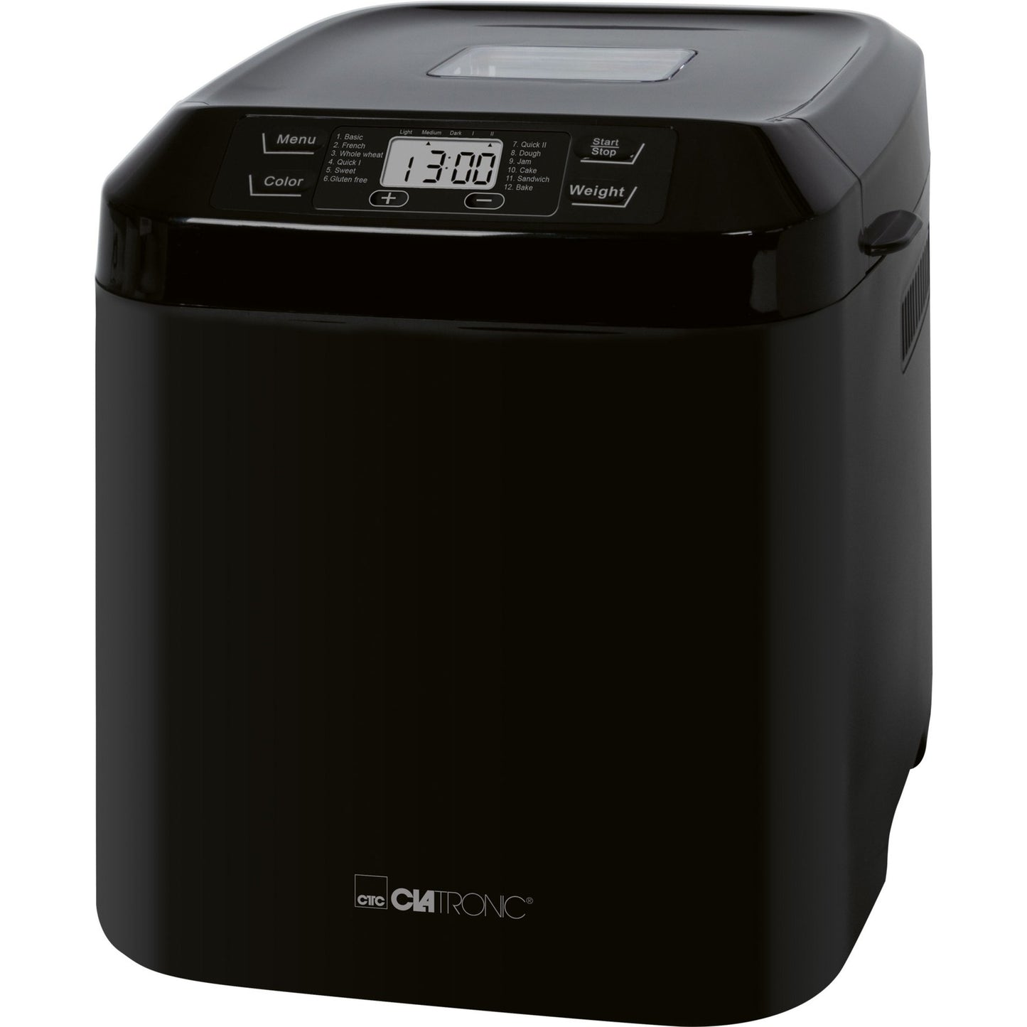 Máquina de Fazer Pão Clatronic BBA 3774 550W Preta