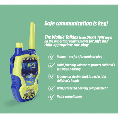 Walkie Talkie Polícia Dickie Brinquedo 2 Unidades