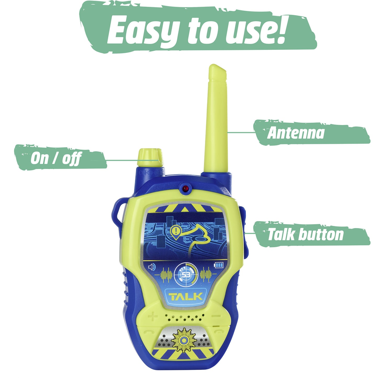 Walkie Talkie Polícia Dickie Brinquedo 2 Unidades