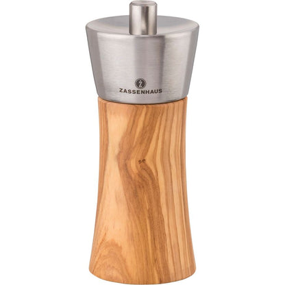 Moedor de Pimenta Zassenhaus / Olive Wood / 14 cm / 25408_1