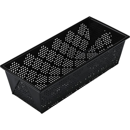 Forma de cozer Pão perfurada Kaiser / Preta / 25x11 cm