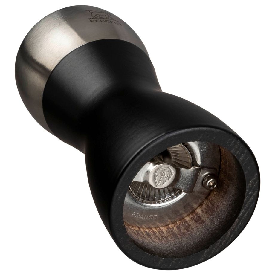 Moedor de Sal Peugeot FIDJI / Madeira de Faia / Preto / 12 cm / 42767S12_0