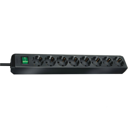 Extensão de 8 Tomadas com 3m e Interruptor Brennenstuhl ECO-Line