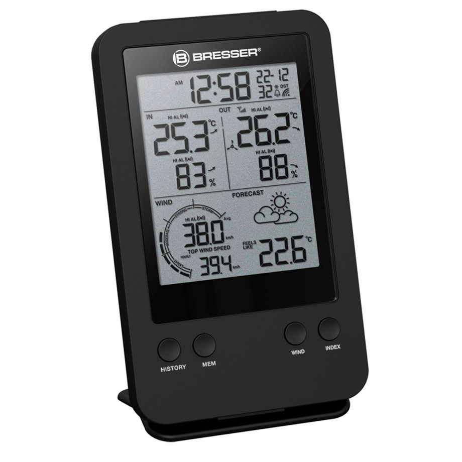 Anemômetro 3 em 1 Bresser / Preto / 7002531_0