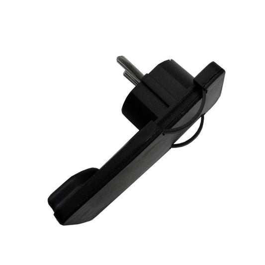 Ficha 2p+t tipo f extra plana 10/16a t/tl 4,8mm (retractilada) preta_0