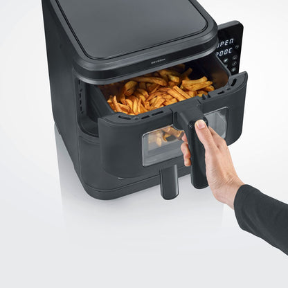 Air Fryer Dupla Severin FR 2468 S-Fry Duo Stack 2x 5,5L 2800W