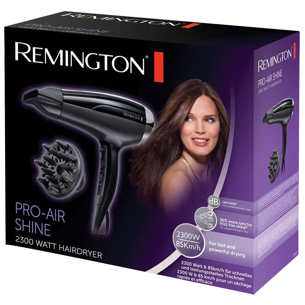 Secador de Cabelo Remington Pro Air Shine / Preto / Schwarz (D5215)