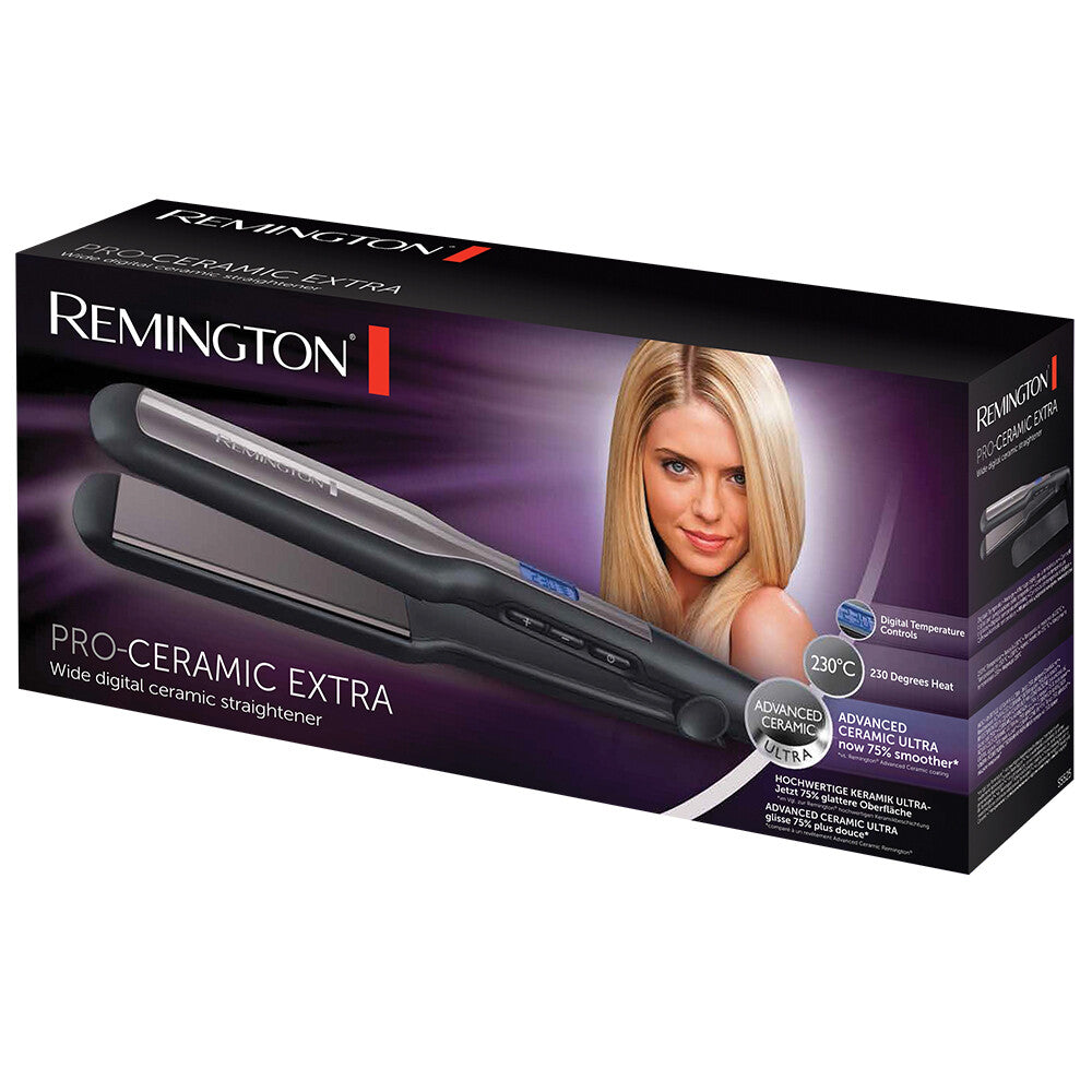 Alisador de Cabelo Remington S5525 Pro Ceramic Extra Preto