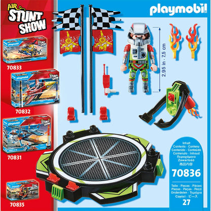 Playmobil: Air Stuntshow Mochila Propulsora 27 Peças | Idades 5+ | Item 70836