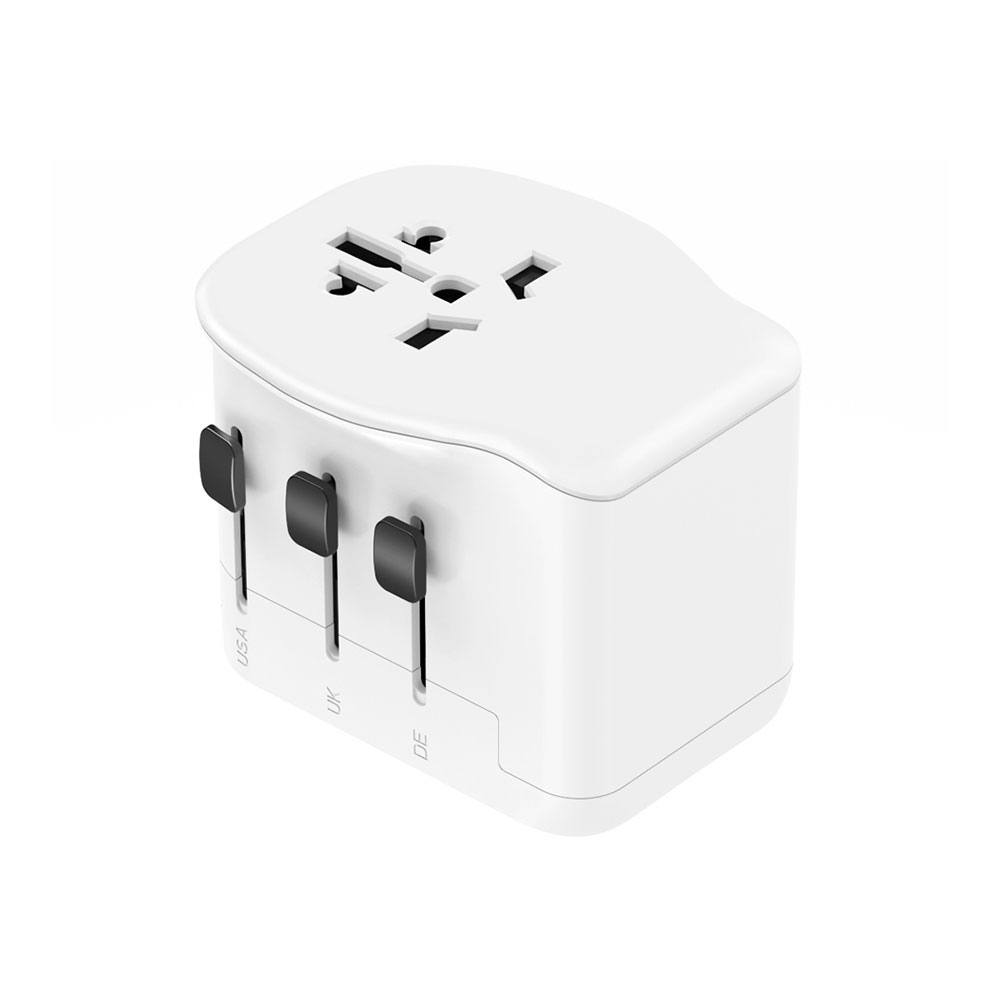 Adaptador universal de viagem 3 usb (1a+2c) 20 w_0