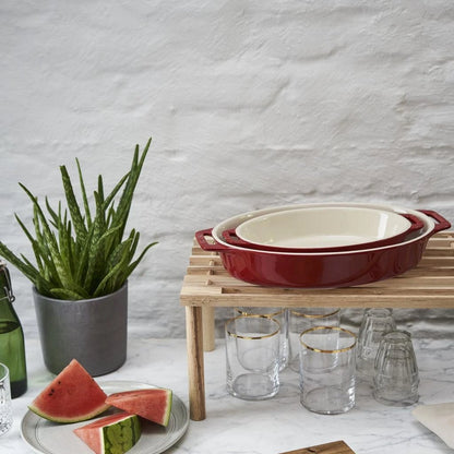 Travessa Oval Cerâmica Staub 29cm 2L