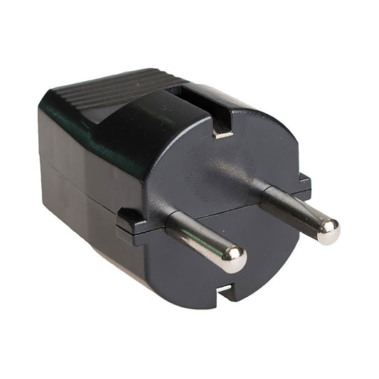 Ficha de borracha 16a 250v t/tl ip44 4,8mm preta. solera 6428n_0