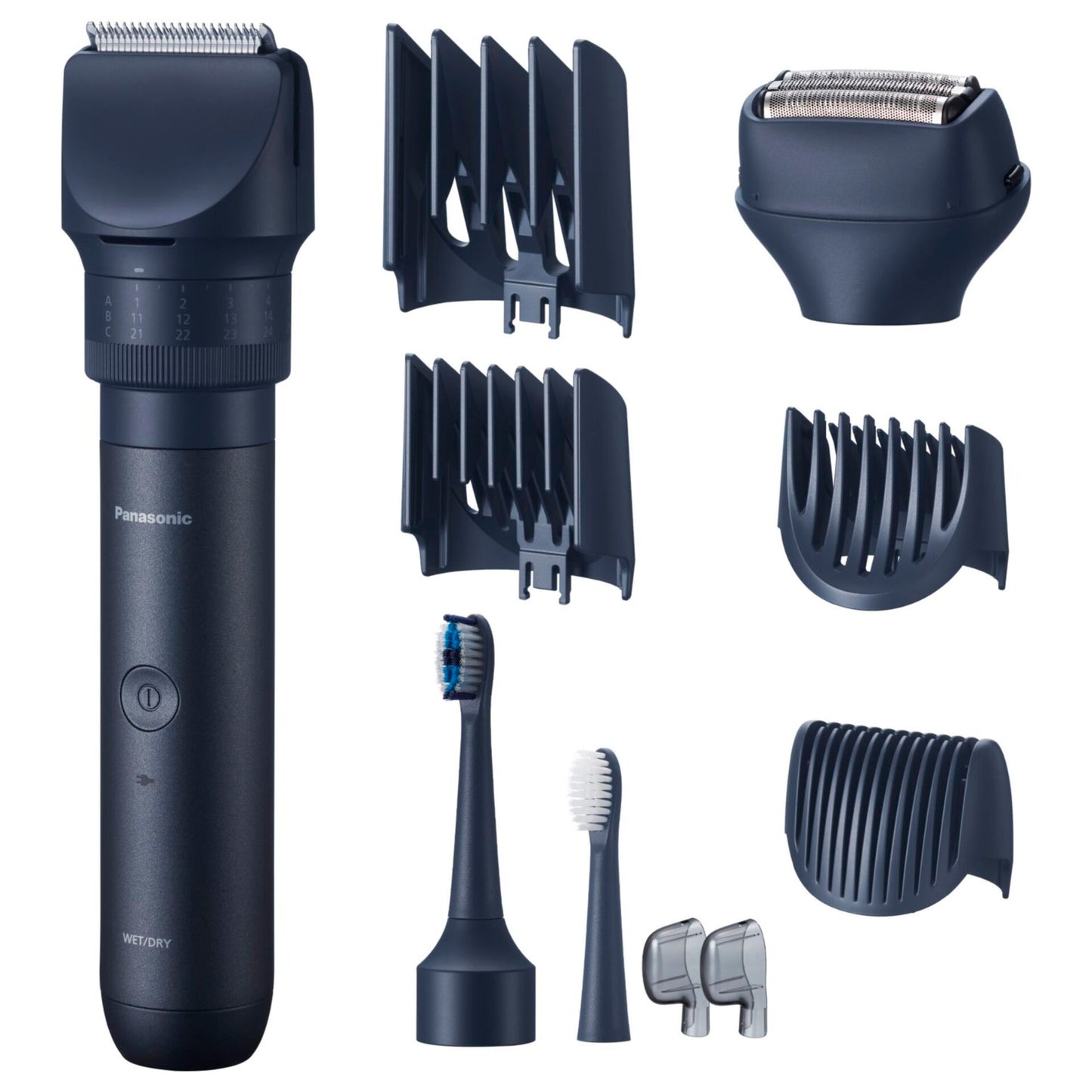 Aparador Panasonic Multishape X Shape Travel 0.5-30mm Wet & Dry Azul