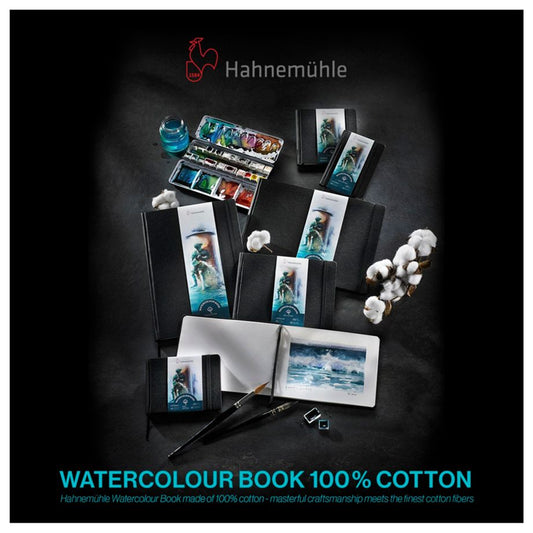 Caderno de Aquarela Hahnemühle / 250g 100% Algodão 19,5x19,5cm 60 Páginas / 10625357_0