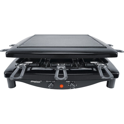 Raclette Grelhador Steba Rc 3 Plus 8 Pessoas 1450 W Preto Cromado