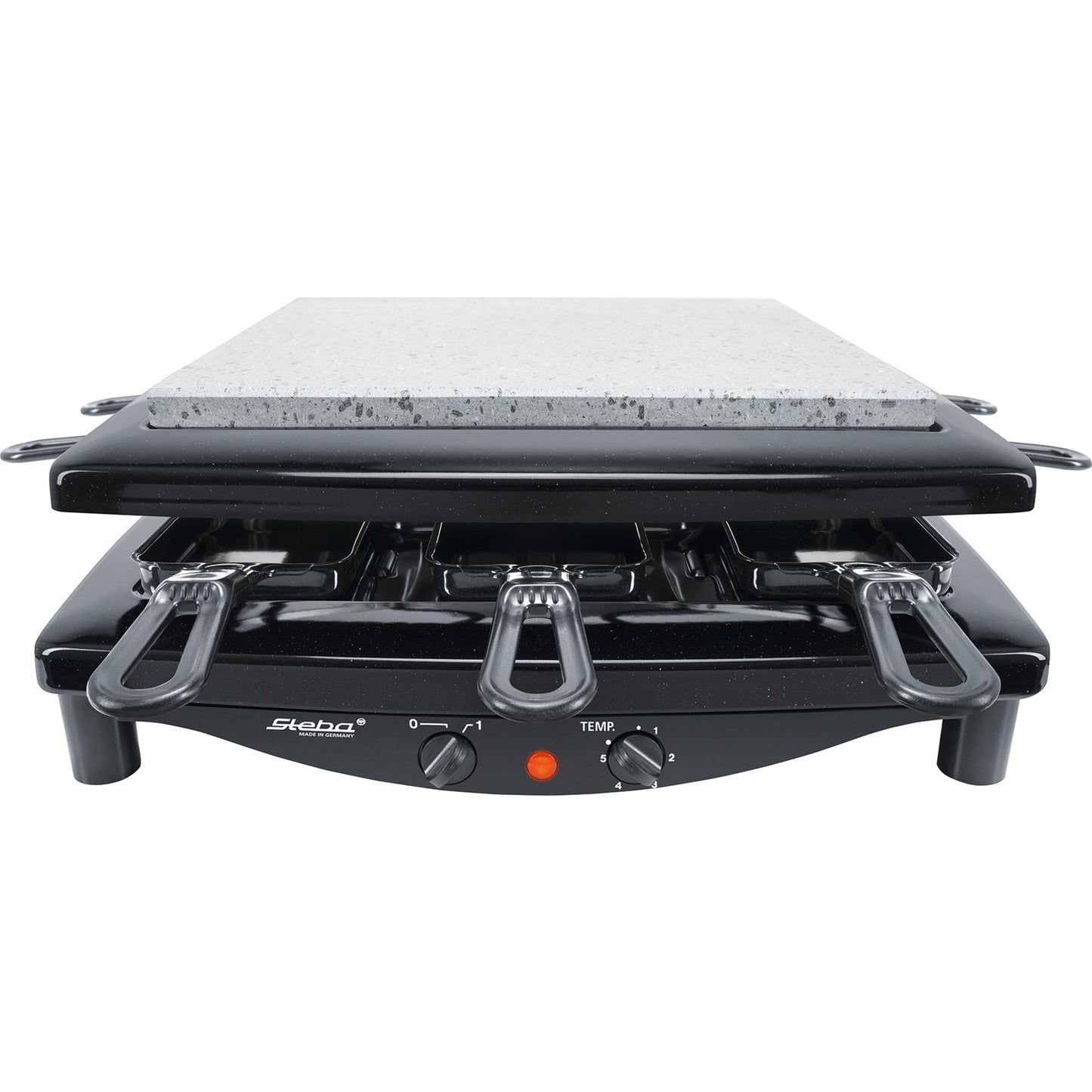 Raclette Grelhador Steba Rc 3 Plus 8 Pessoas 1450 W Preto Cromado