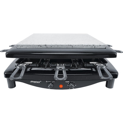 Raclette Grelhador Steba Rc 3 Plus 8 Pessoas 1450 W Preto Cromado