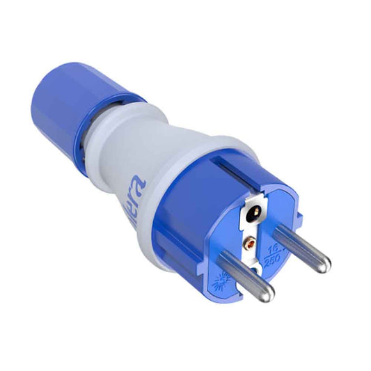 Ficha 2p+t, 16a,250v espigÃ£o de Ã¸4,8mm. material: elastÃ³mero termoplÃ¡stico branco 706tkb solera_0