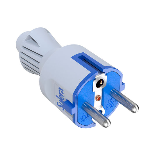 Ficha 2p+t, 16a 250v elastÃ³mero branco 706ckb solera_0