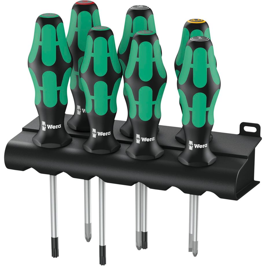 Conjunto de Chaves de Imbus WERA / Preto / 367/6 TORX BO Kraftform com Rack_3