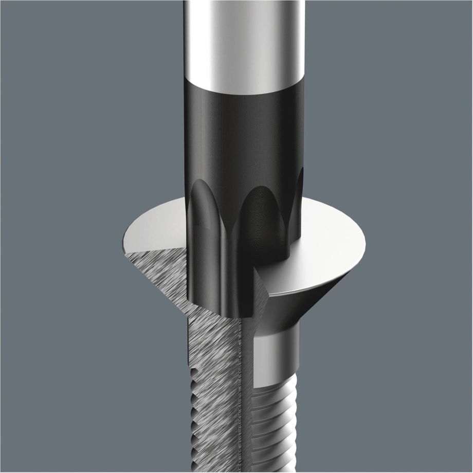 Conjunto de Chaves de Imbus WERA / Preto / 367/6 TORX BO Kraftform com Rack_0