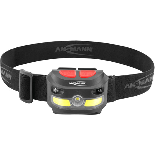 Lanterna Frontal LED Ansmann HD250RS 250lm USB Preta
