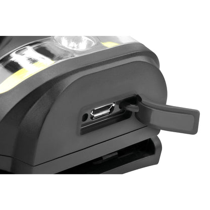 Lanterna Frontal LED Ansmann HD250RS 250lm USB Preta