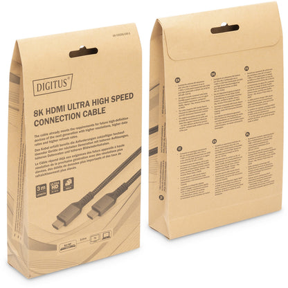 Cabo HDMI Digitus 8K Ultra High Speed 3m HDMI 2.1