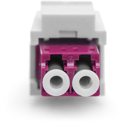 Acoplador Fibra Ótica Digitus LC LC Duplex OM4 Multimodo Violeta