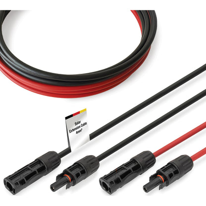 Cabo Extensão Solar Digitus MC4 4mm² 5m Vermelho/Preto