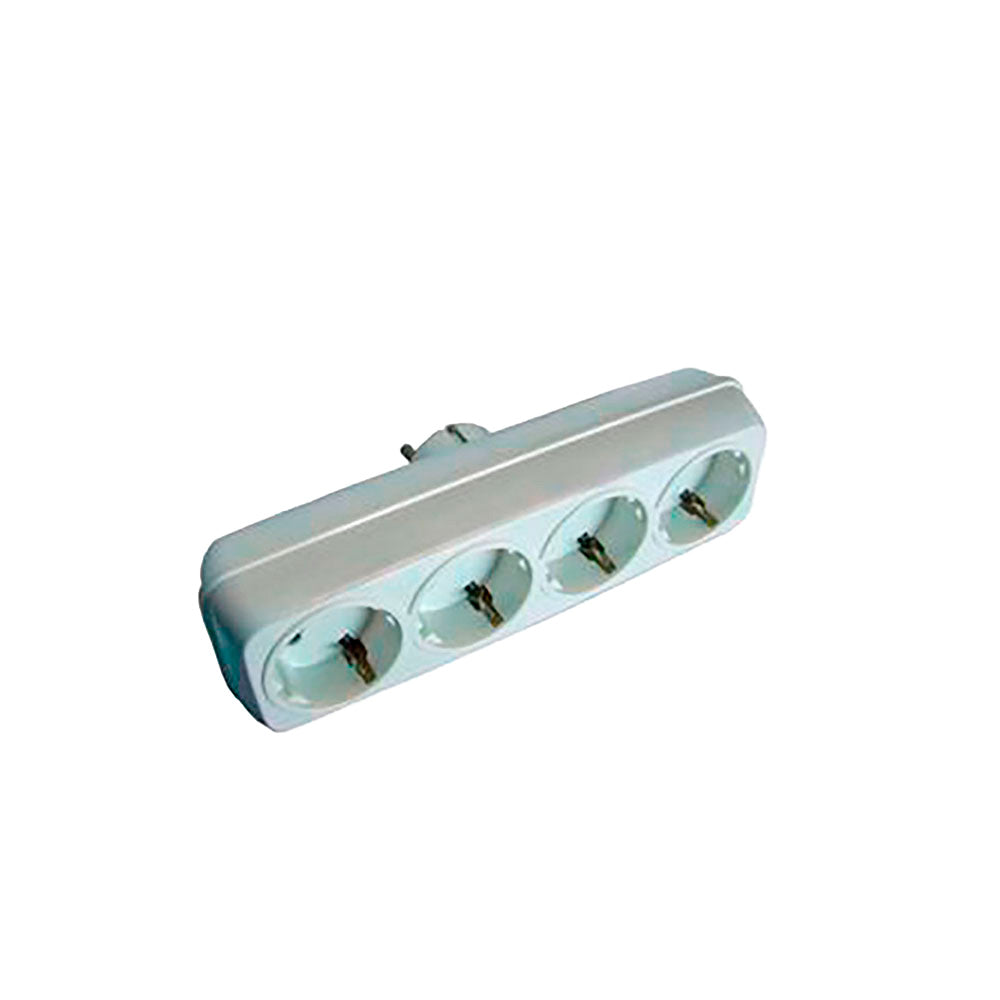 Multiconector 4 tomadas 2p+t 16 a 250 v branco (embalado em pelÃ­cula)_0